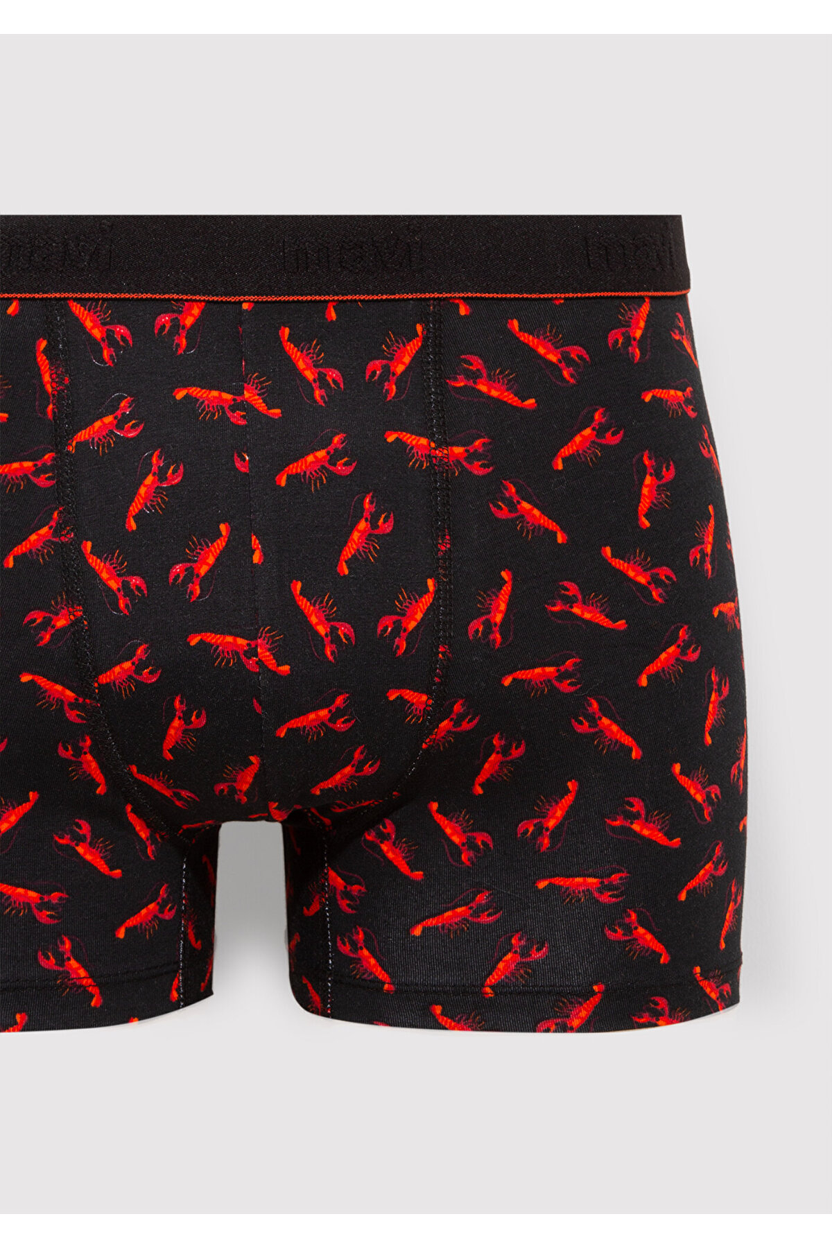 Istakoz Baskılı Siyah Boxer 0911307-900