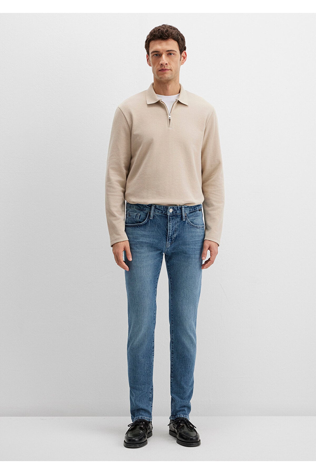 Jake Classic Denim Gölgeli İndigo Mavisi Jean Pantolon 0042289276