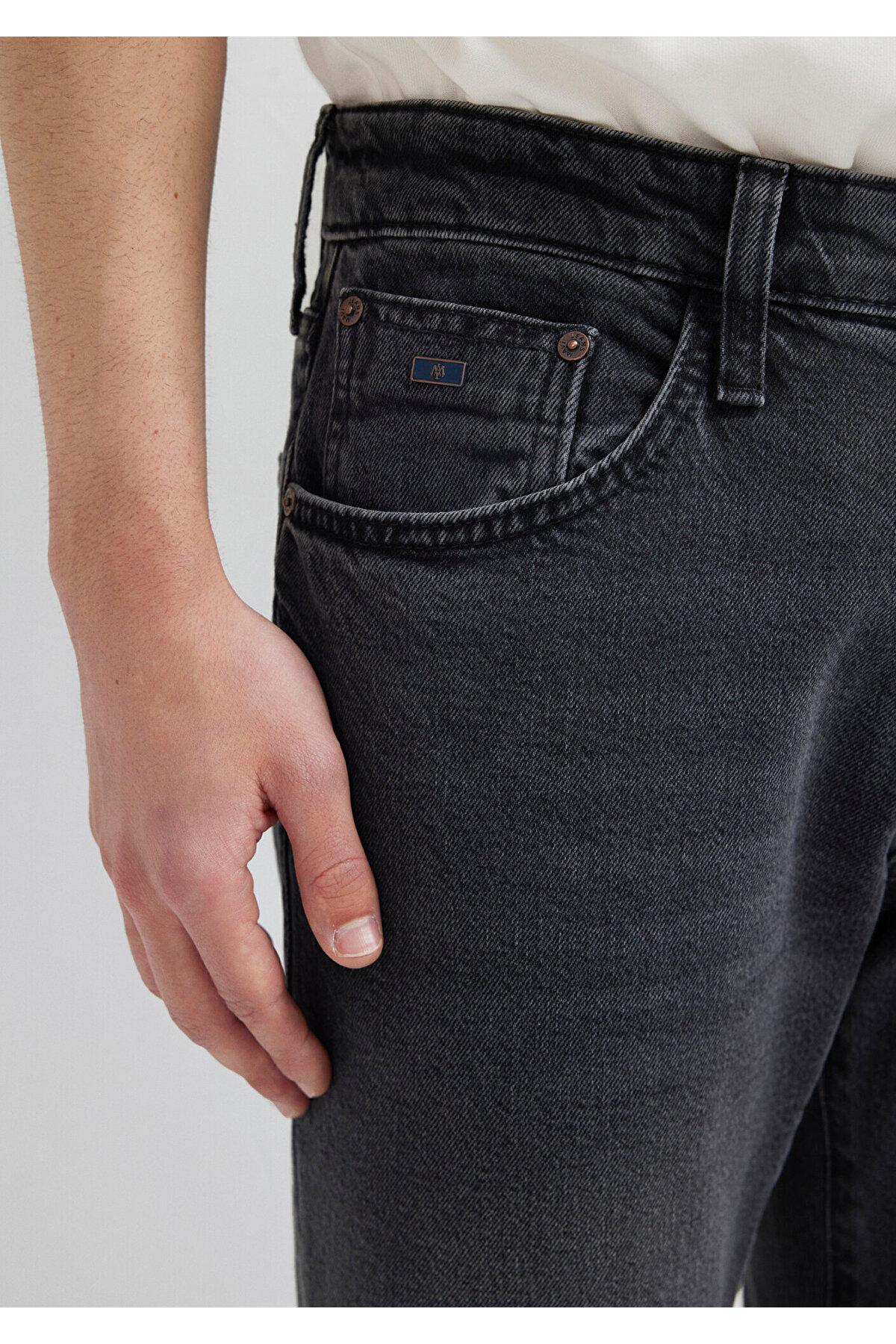 Jake Classic Denim Koyu Gri Smoke Jean Pantolon 0042288295