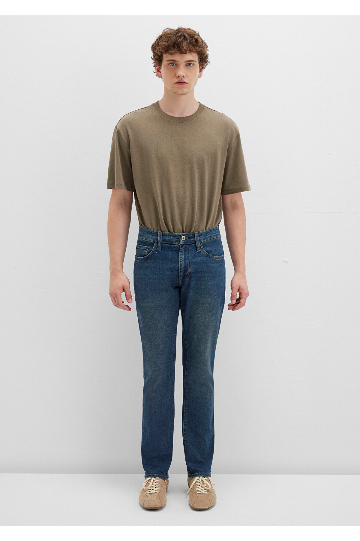 Jake Gölgeli İndigo Mavisi Jean Pantolon 8842222407