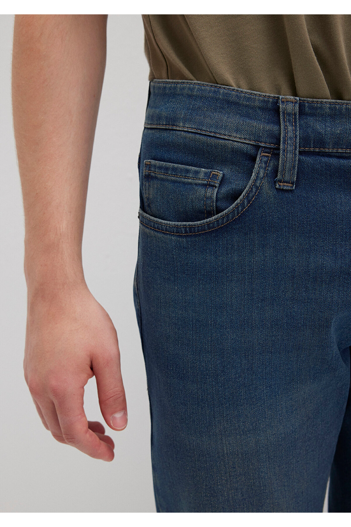 Jake Gölgeli İndigo Mavisi Jean Pantolon 8842222407