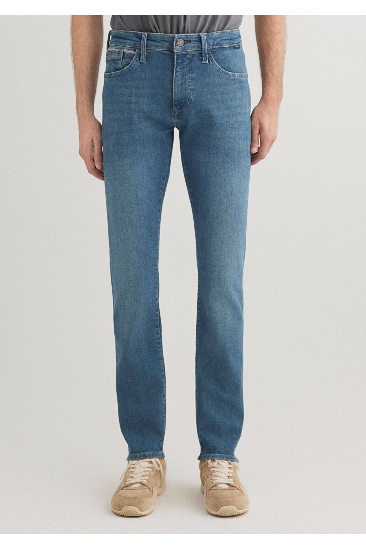 Jake Krmzbyz Premium Puslu Vintage Jean Pantolon 0042285192