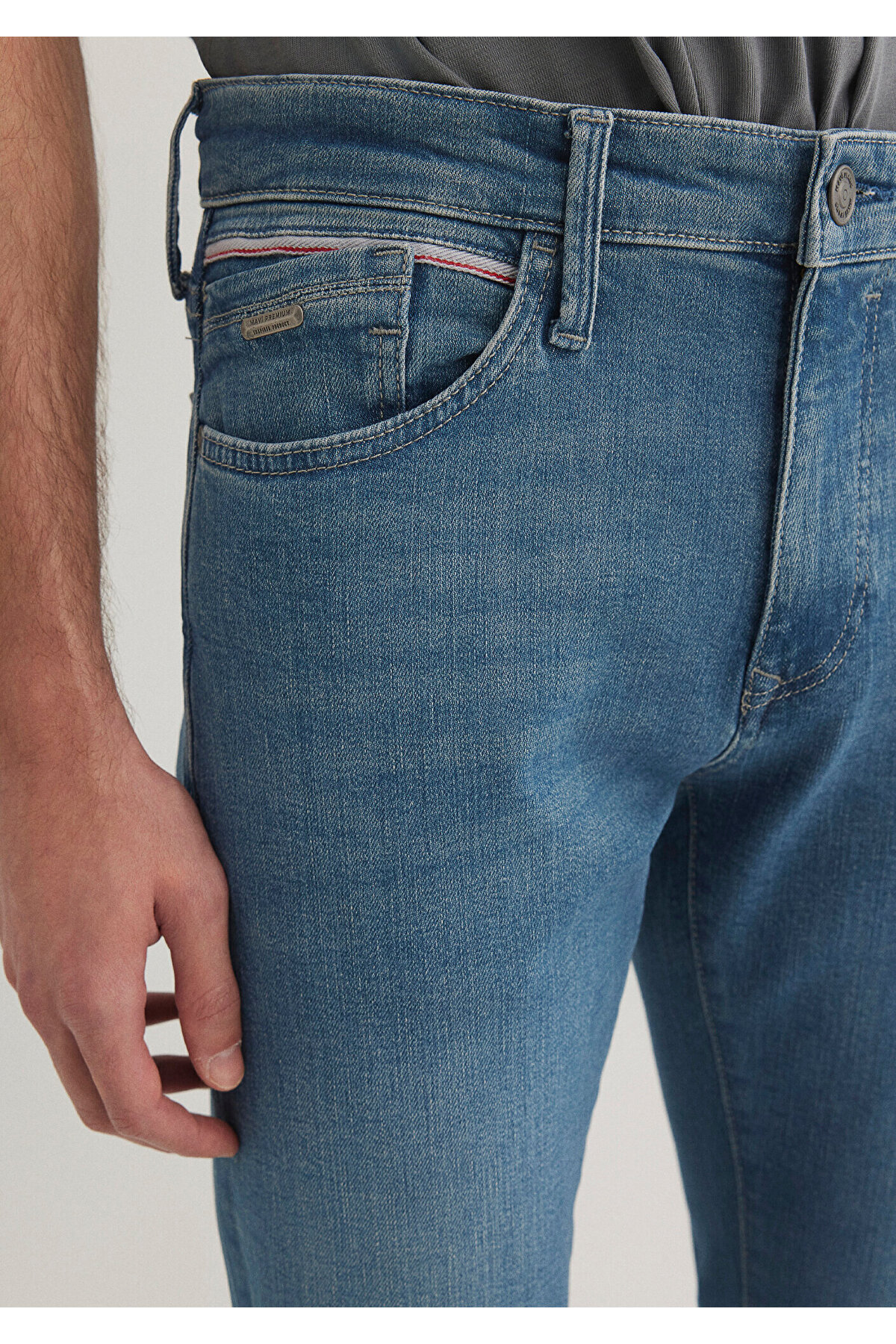 Jake Krmzbyz Premium Puslu Vintage Jean Pantolon 0042285192