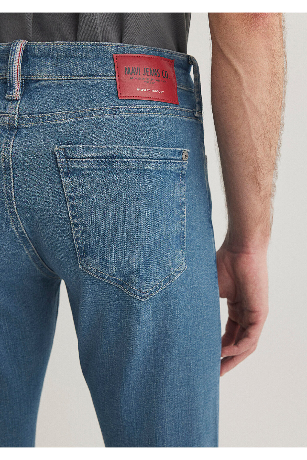 Jake Krmzbyz Premium Puslu Vintage Jean Pantolon 0042285192