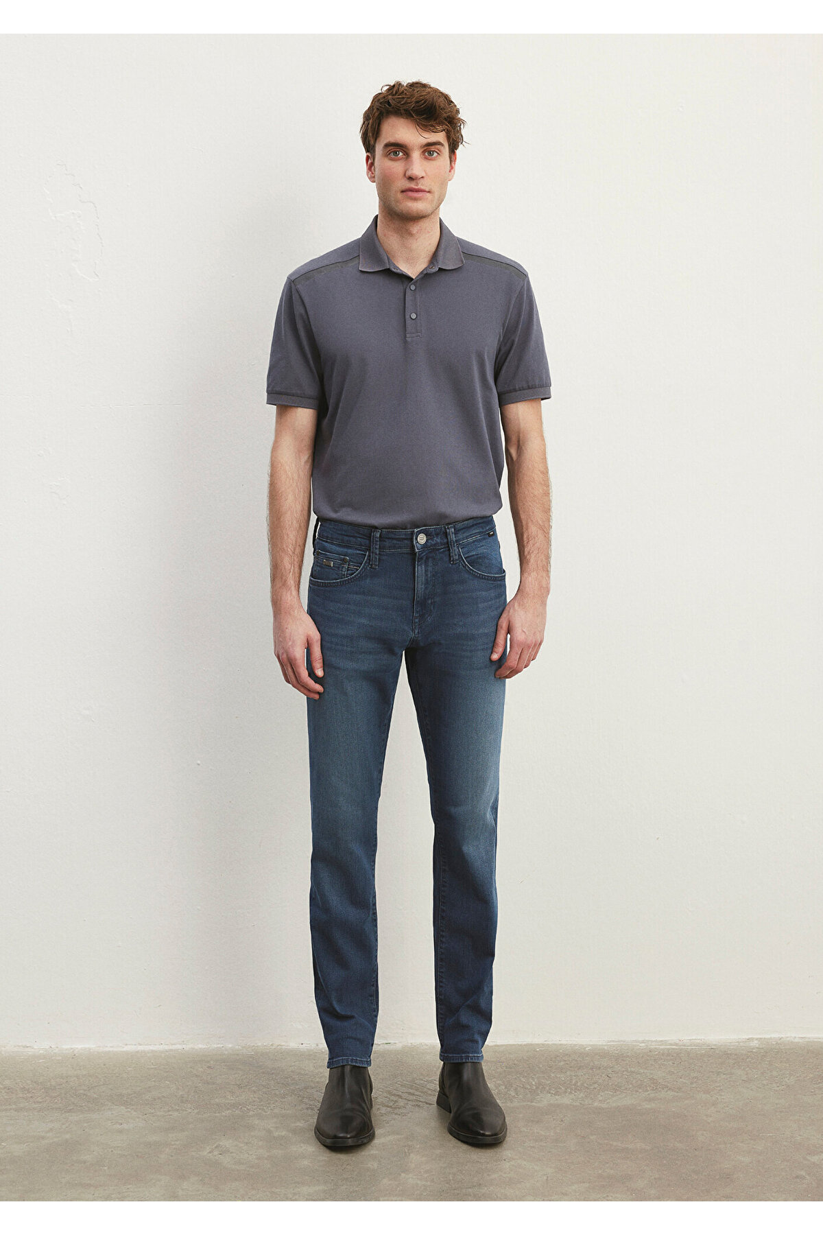 Jake Lux Black Vintage Indıgo Mavi Jean Pantolon 0042286546