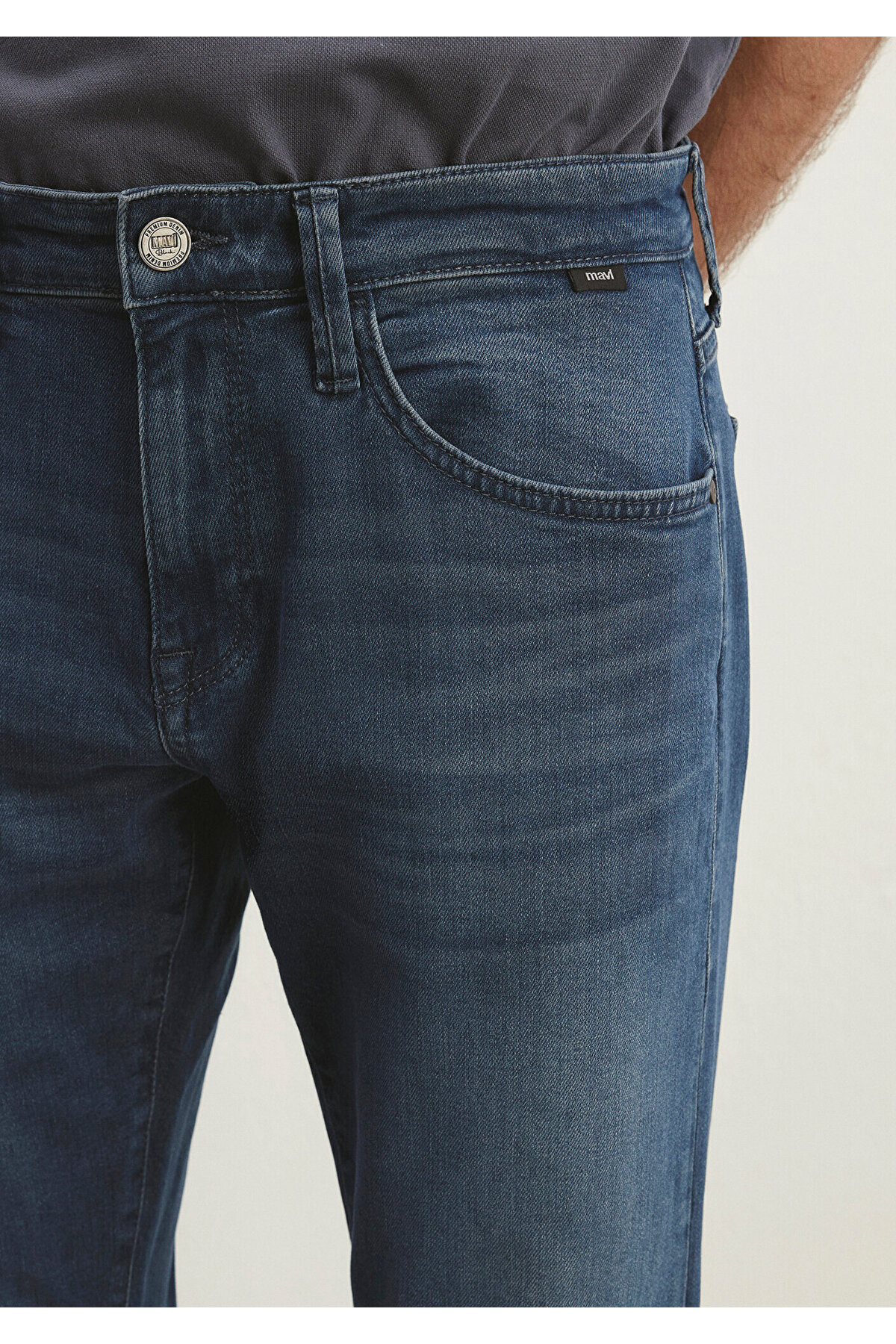 Jake Lux Black Vintage Indıgo Mavi Jean Pantolon 0042286546