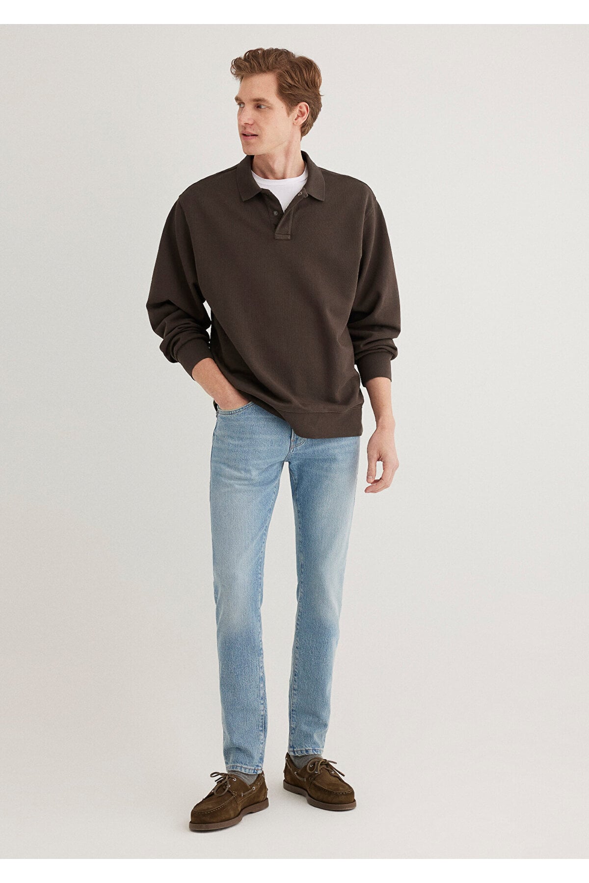 James Classic Denim Puslu Açık Mavi Jean Pantolon 0042486407