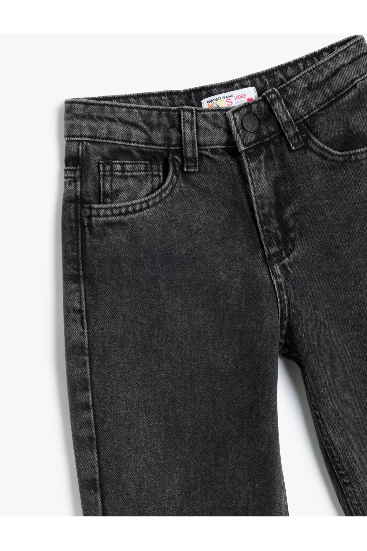 Jegging Siyah Kız Çocuk Jean Pantolon 5WKG40090AD