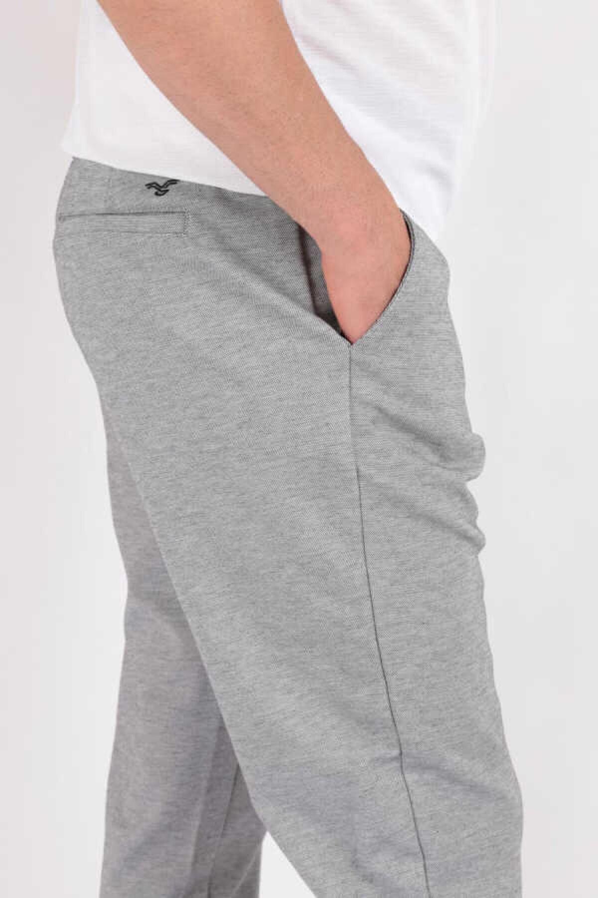 Jogger Örme Pantolon Düz Paça Cepli