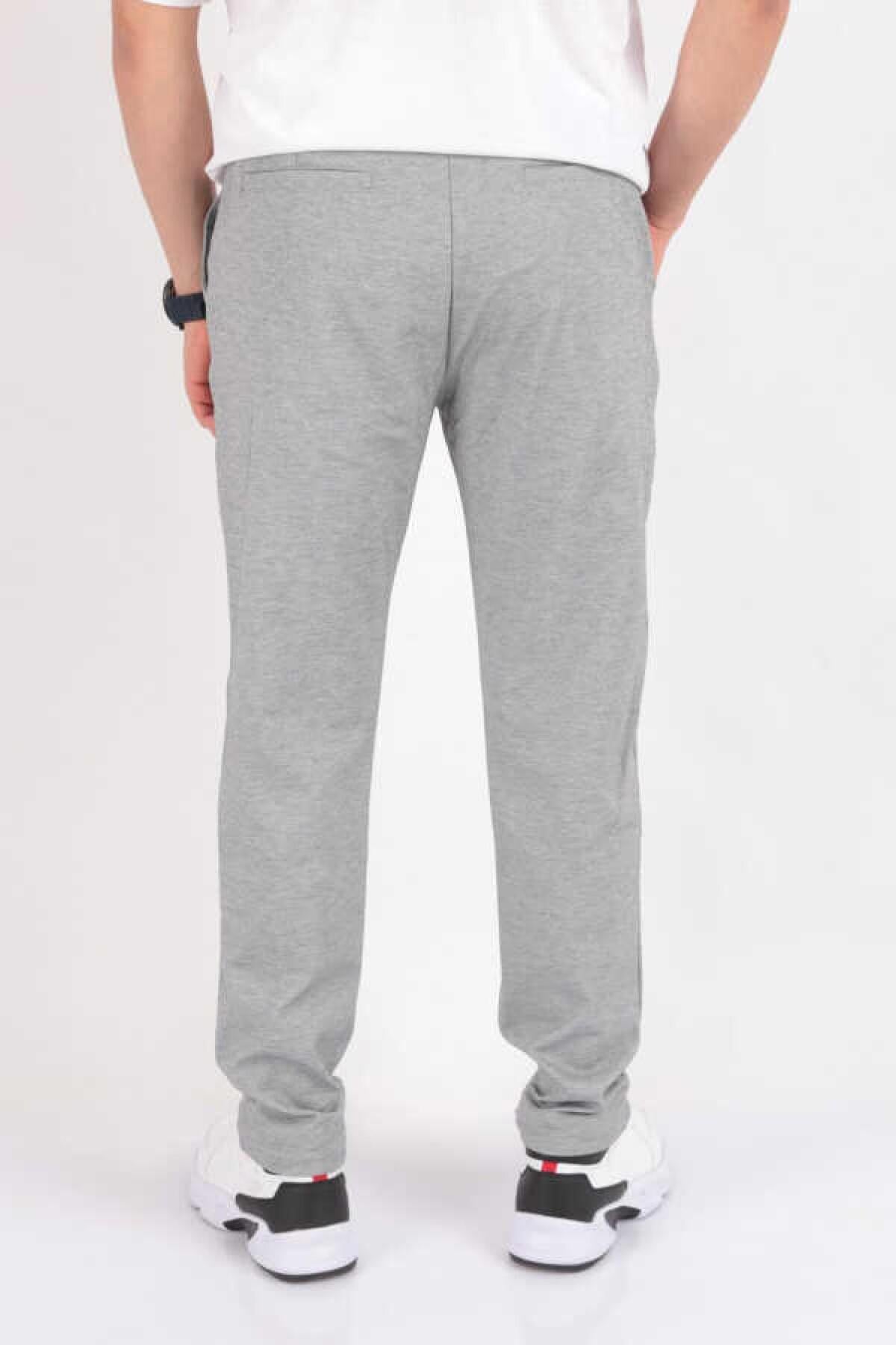 Jogger Örme Pantolon Düz Paça Cepli