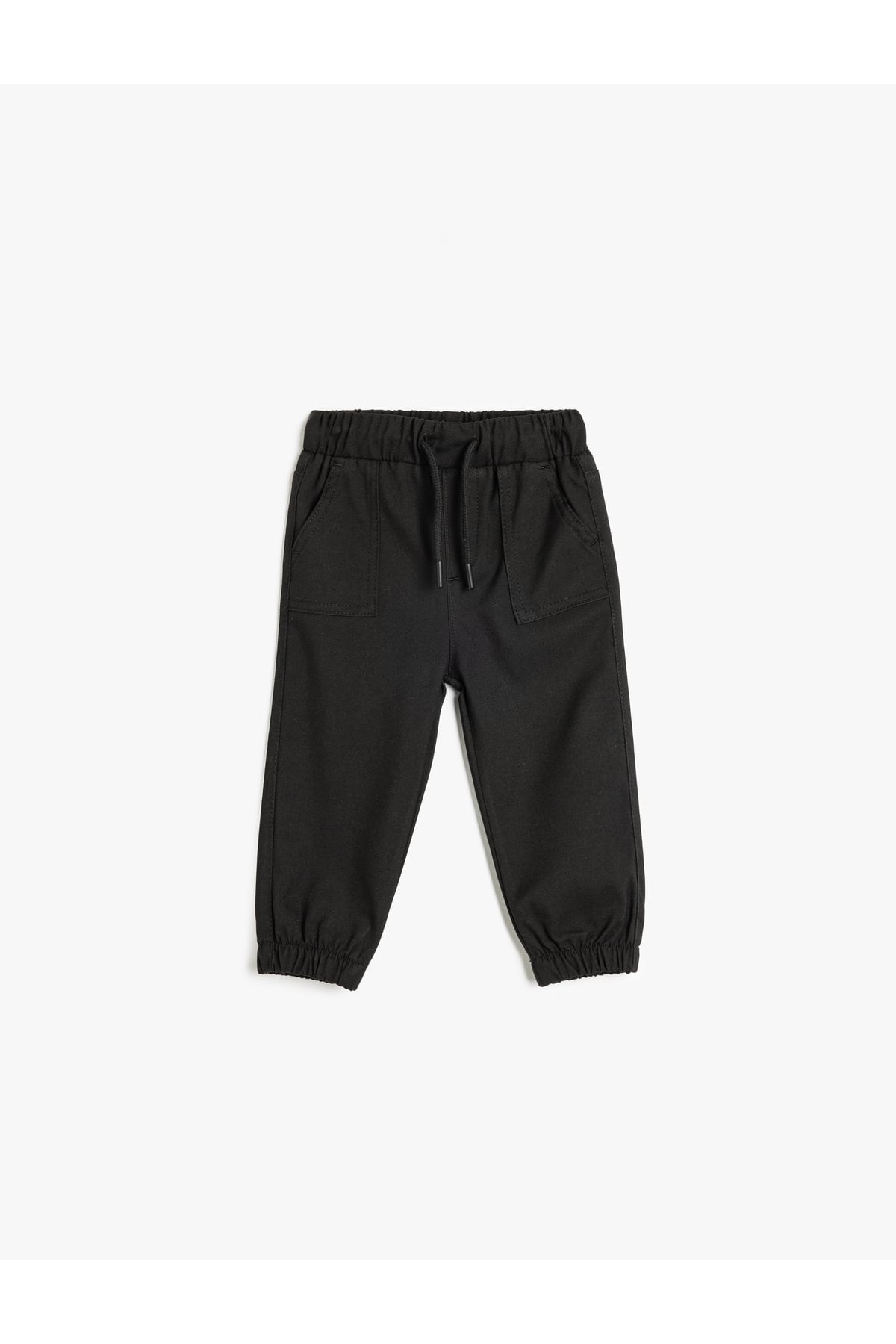 Jogger Pantolon Beli Bağlamalı Cepli