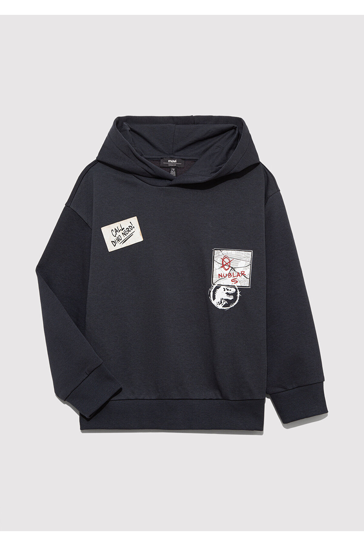 Jurassic Park Baskılı Antrasit Sweatshirt 6S10135-70087