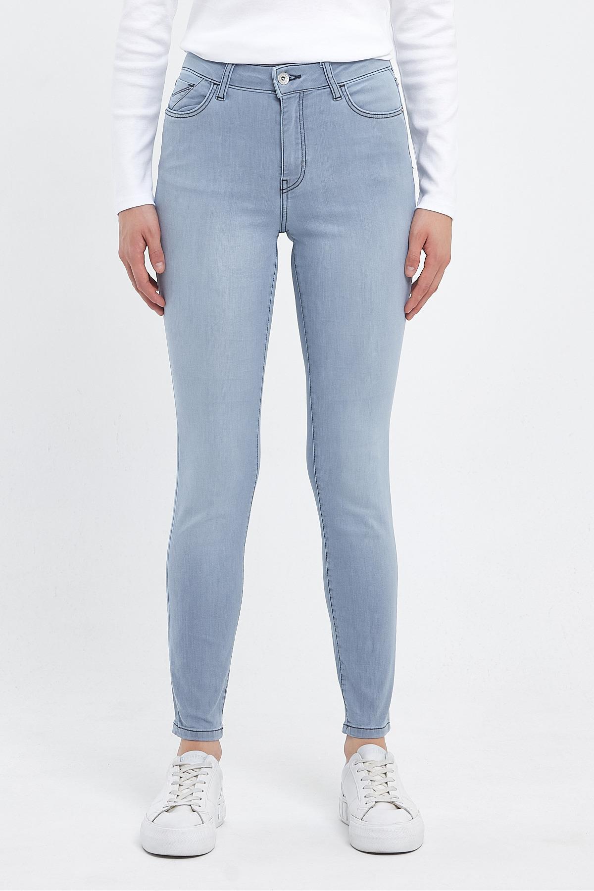 Kadın Gabriella Blue Grey Skinny Jean Pantolon - Blue Grey