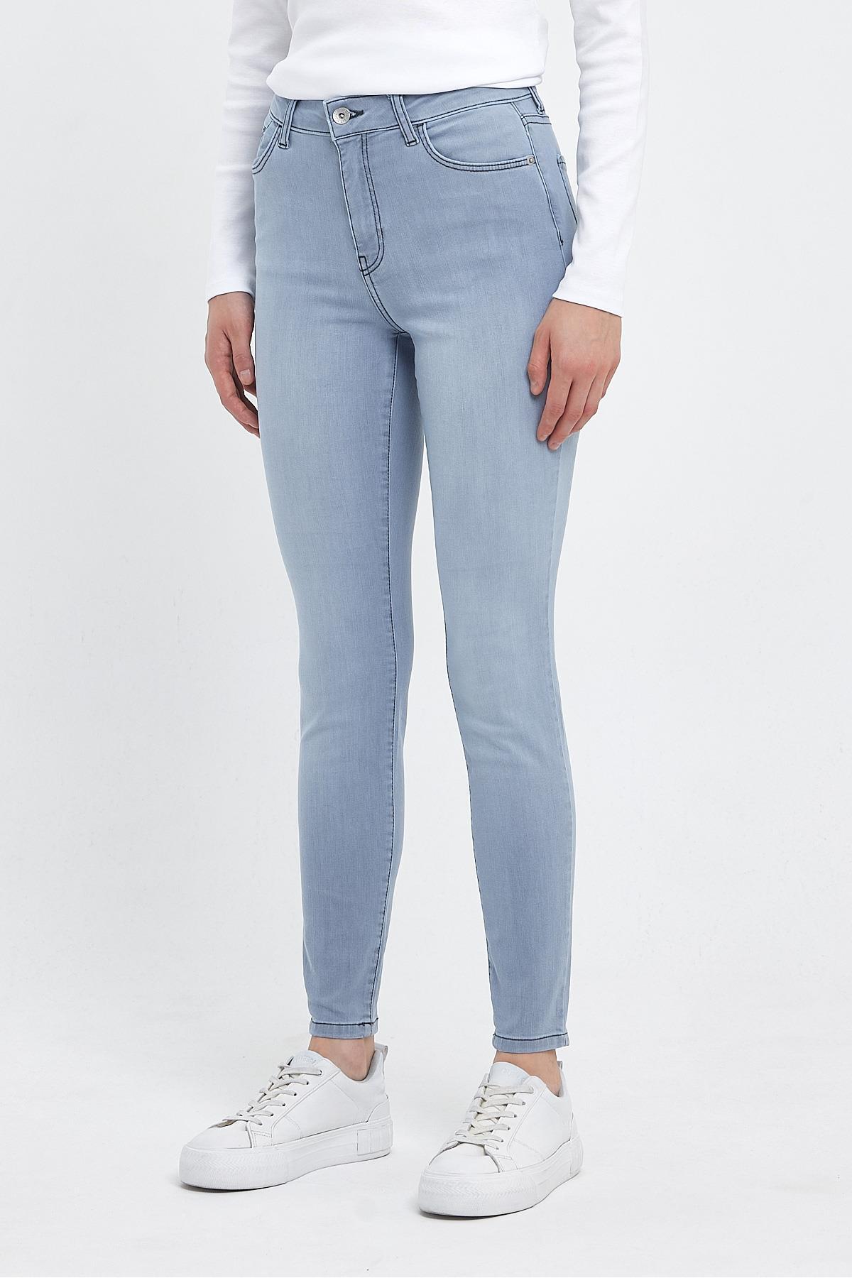 Kadın Gabriella Blue Grey Skinny Jean Pantolon - Blue Grey