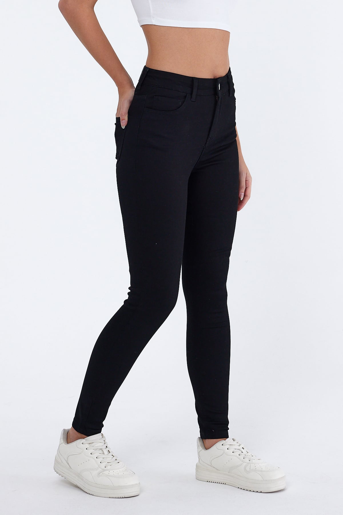 Kadın Holly Powerstretch Skinny Pantolon - Siyah