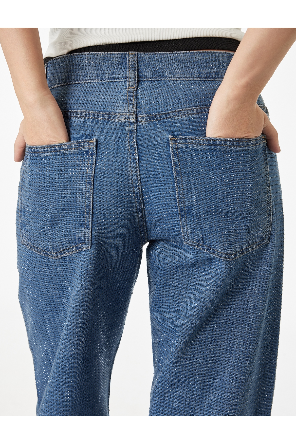 Kadın Jean Pantolon 6SAL40100MD ORTA İNDİGO