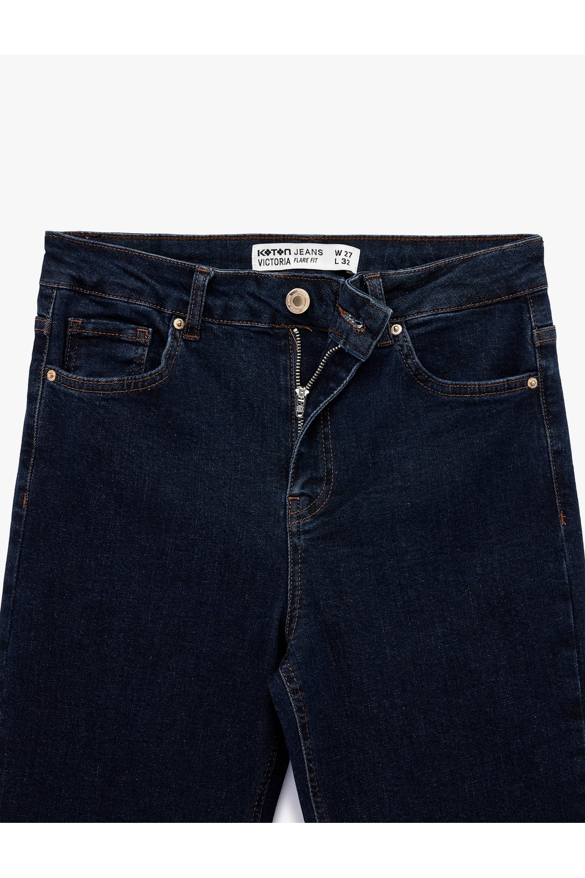 Kadın Jean Pantolon 6SAL40101MD KOYU İNDİGO
