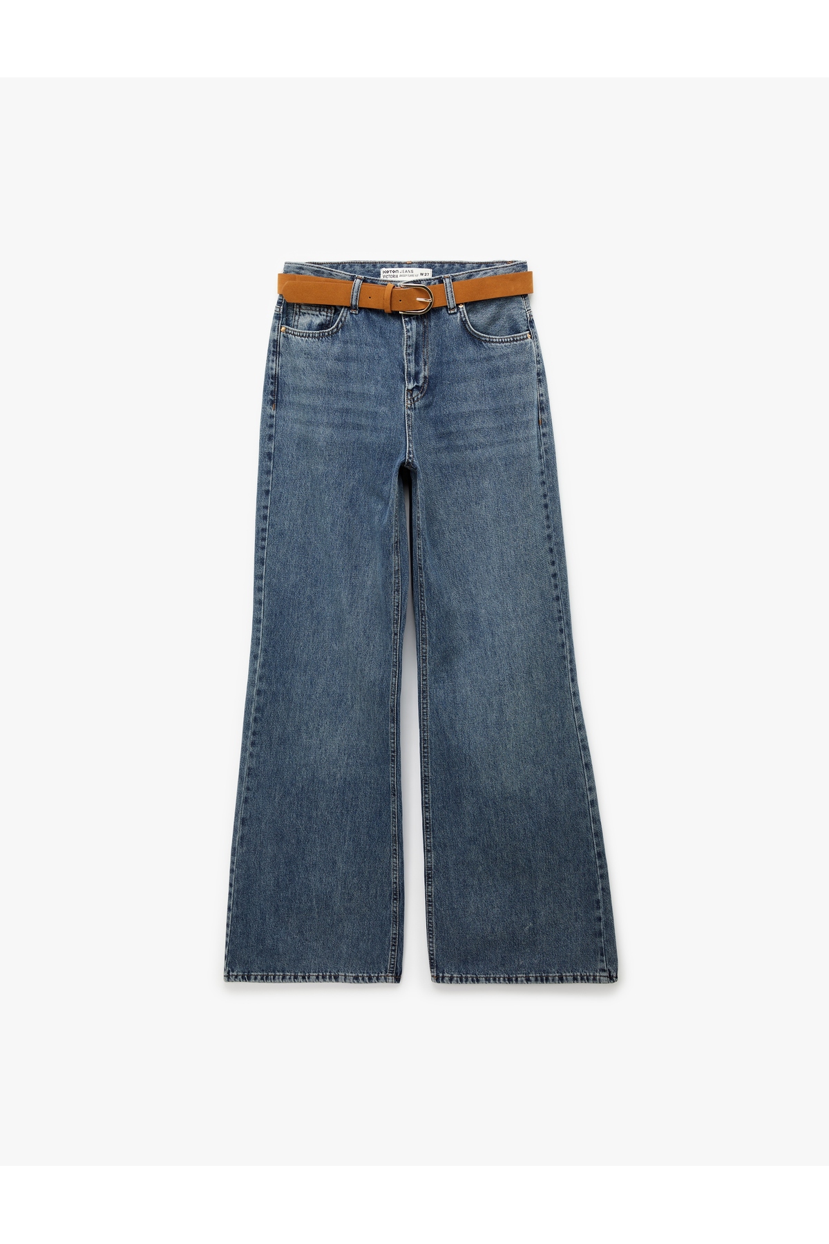 Kadın Jean Pantolon 6SAL40138MD KOYU İNDİGO