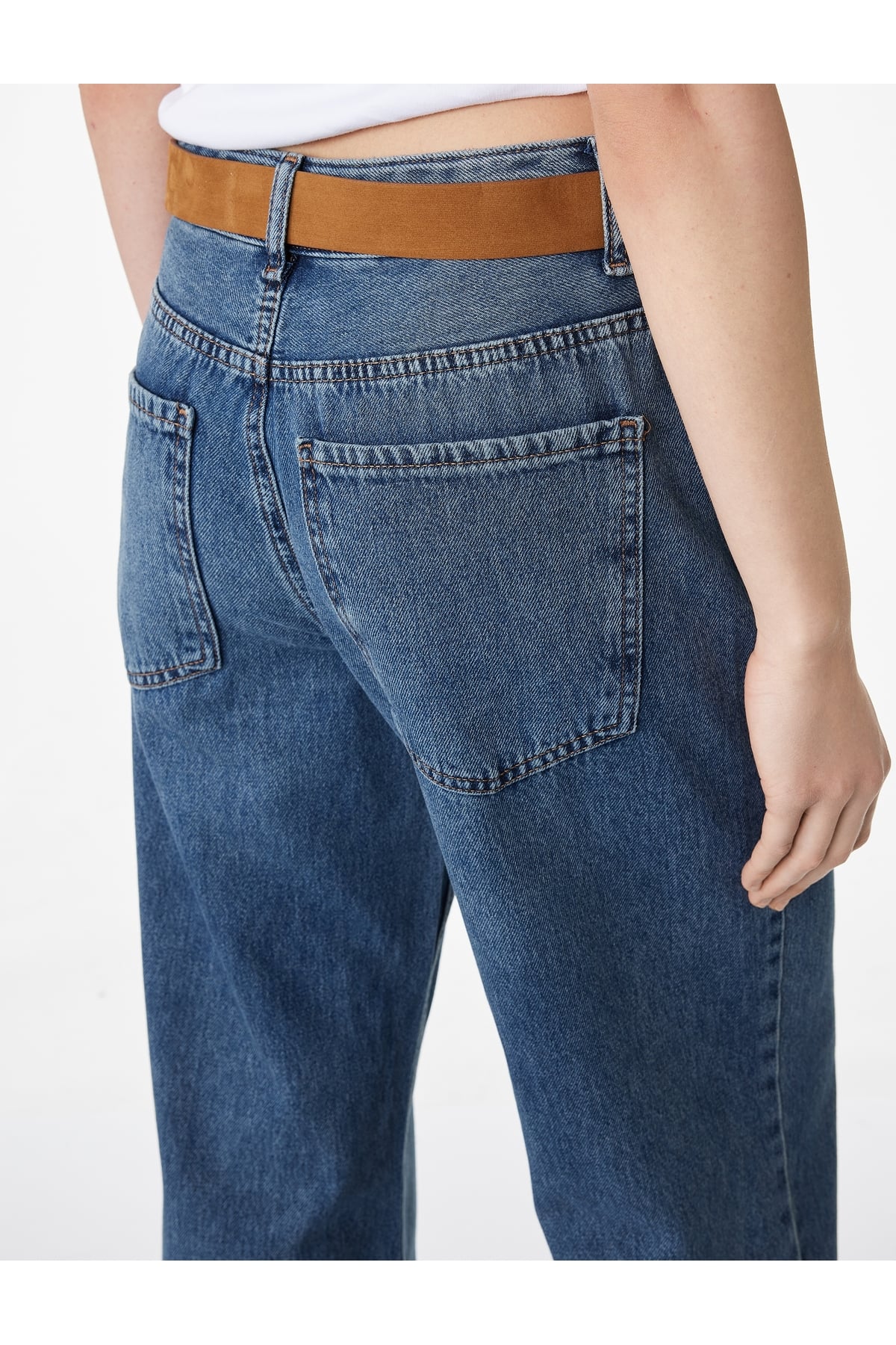 Kadın Jean Pantolon 6SAL40138MD KOYU İNDİGO