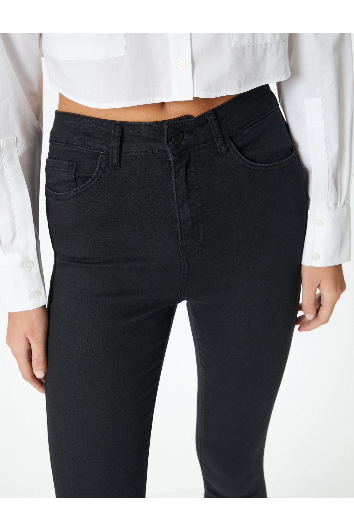 Kadın Jean Pantolon Siyah 4sal40367md