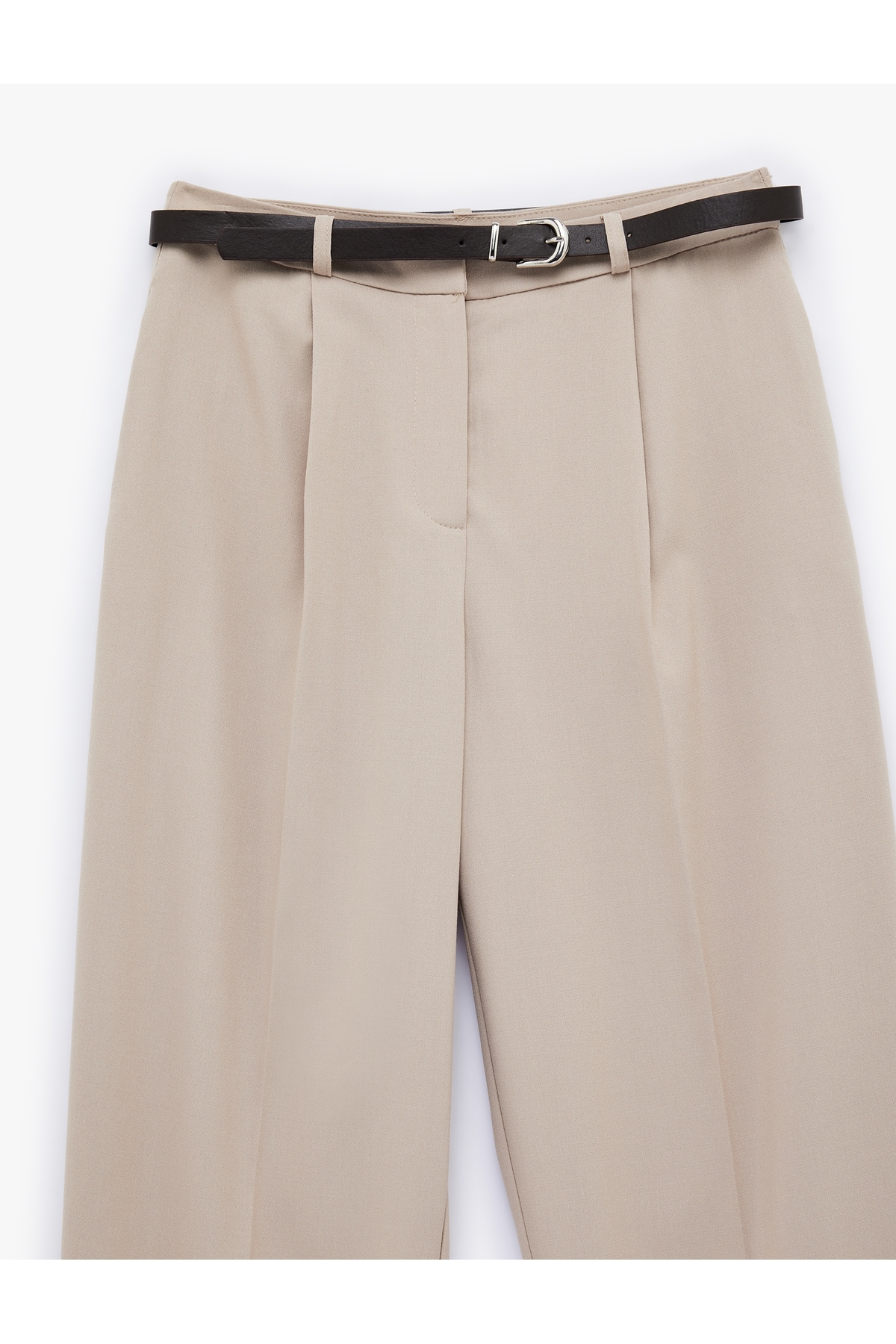 Kadın Kanvas Pantolon 6SAK40133PW VİZON