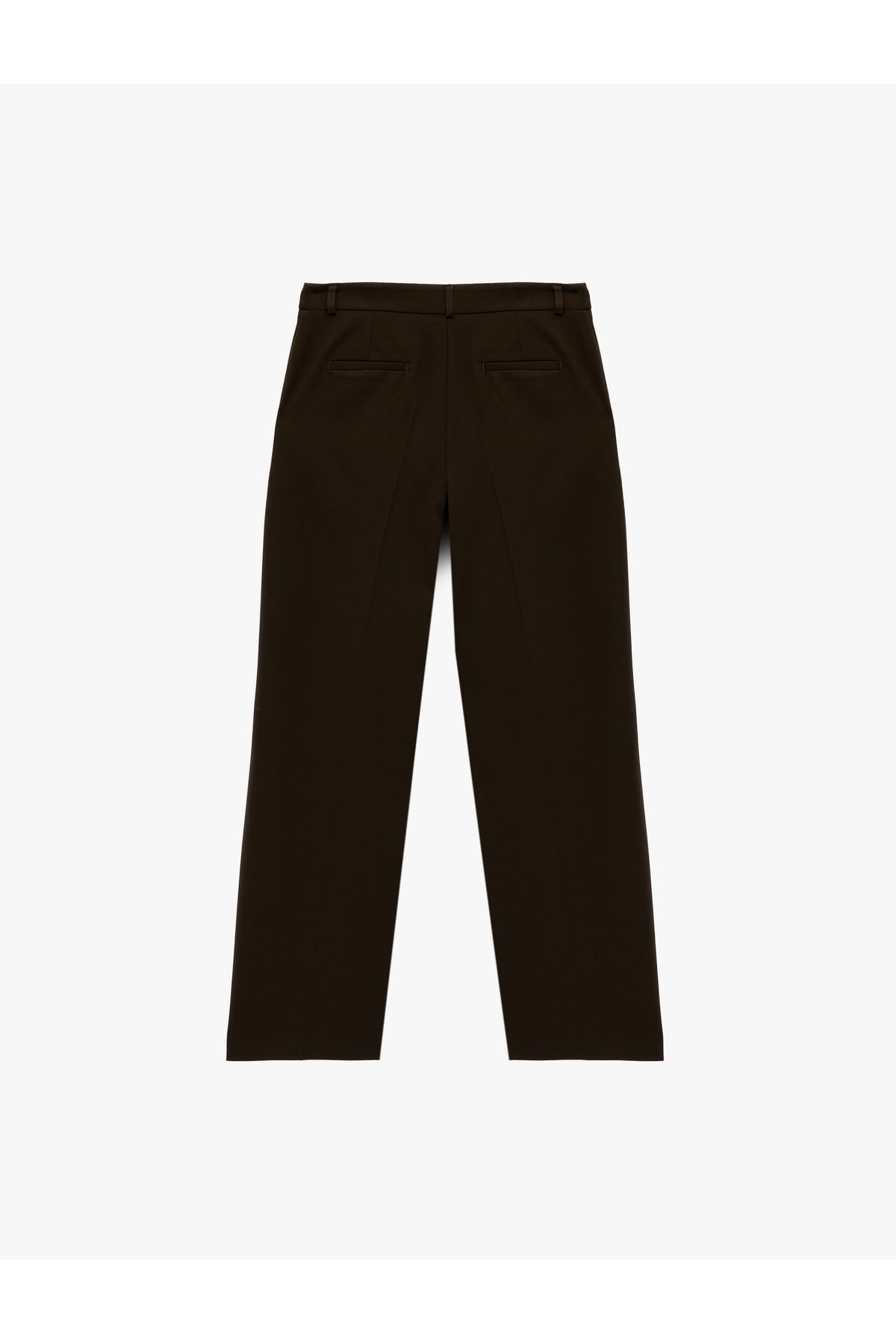 Kadın Kanvas Pantolon 6SAK40143PW KAHVERENGİ