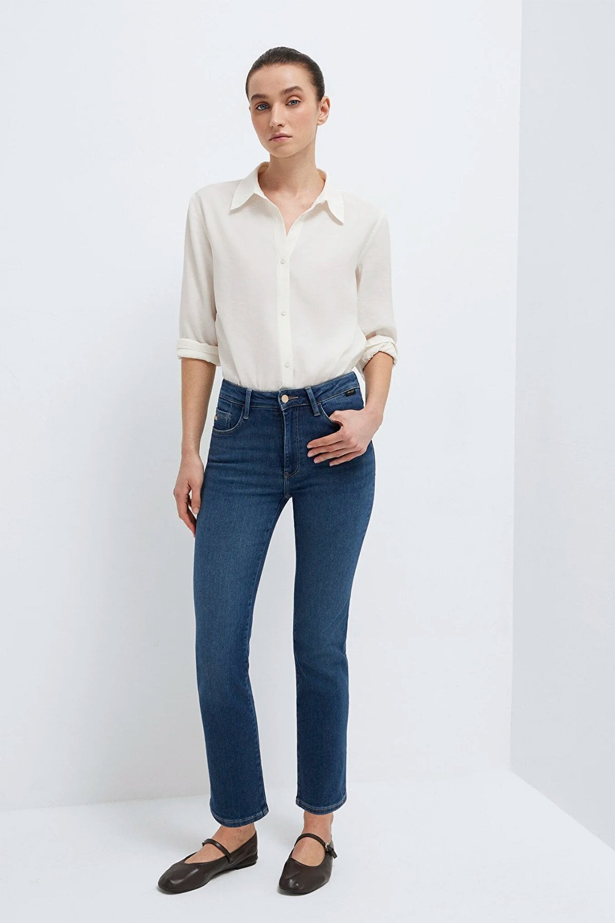 Kadin Kendra Dark Shaded Gold Premium Jean 10746A1552-Std