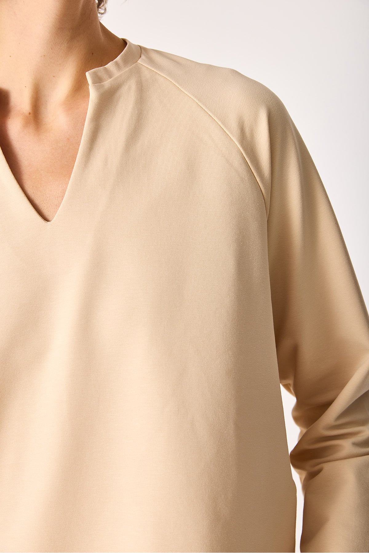Kadın Marlin Sweatshirt - Taş