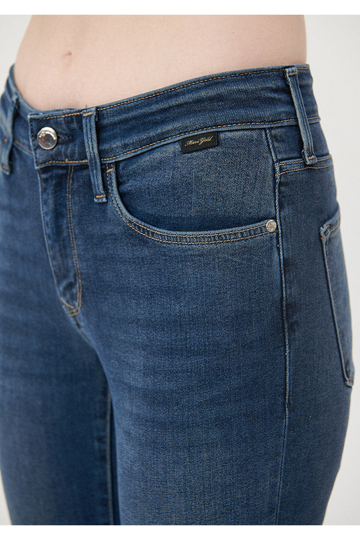 Kadın Mona Mavi Gold Jean Pantolon 1049734745