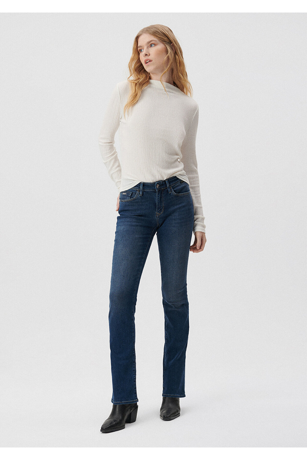 Kadın Mona Mavi Gold Jean Pantolon 1049734745