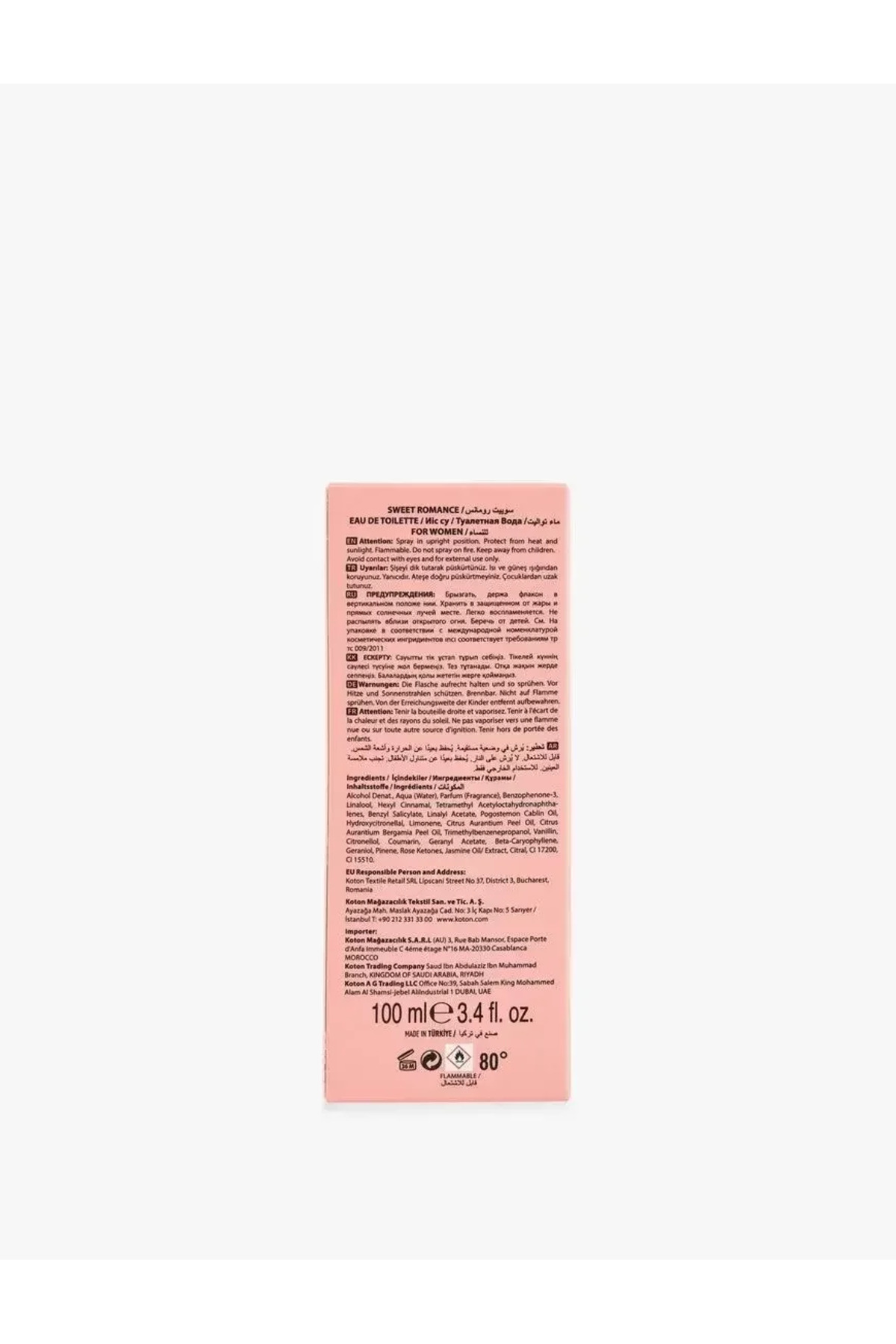 Kadın Parfüm Sweet Romance 100 ML