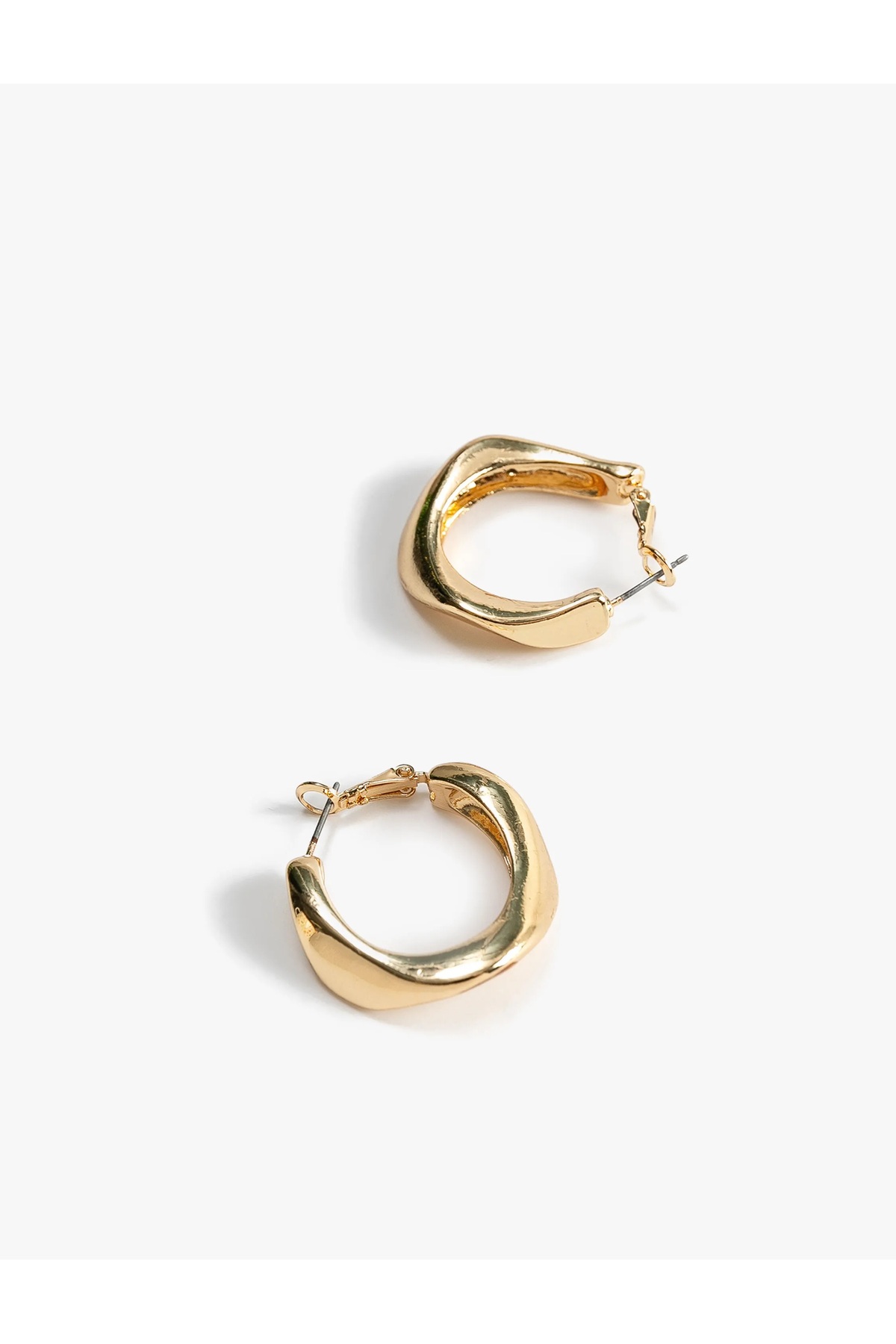 Kadın Soyut Halka Küpe