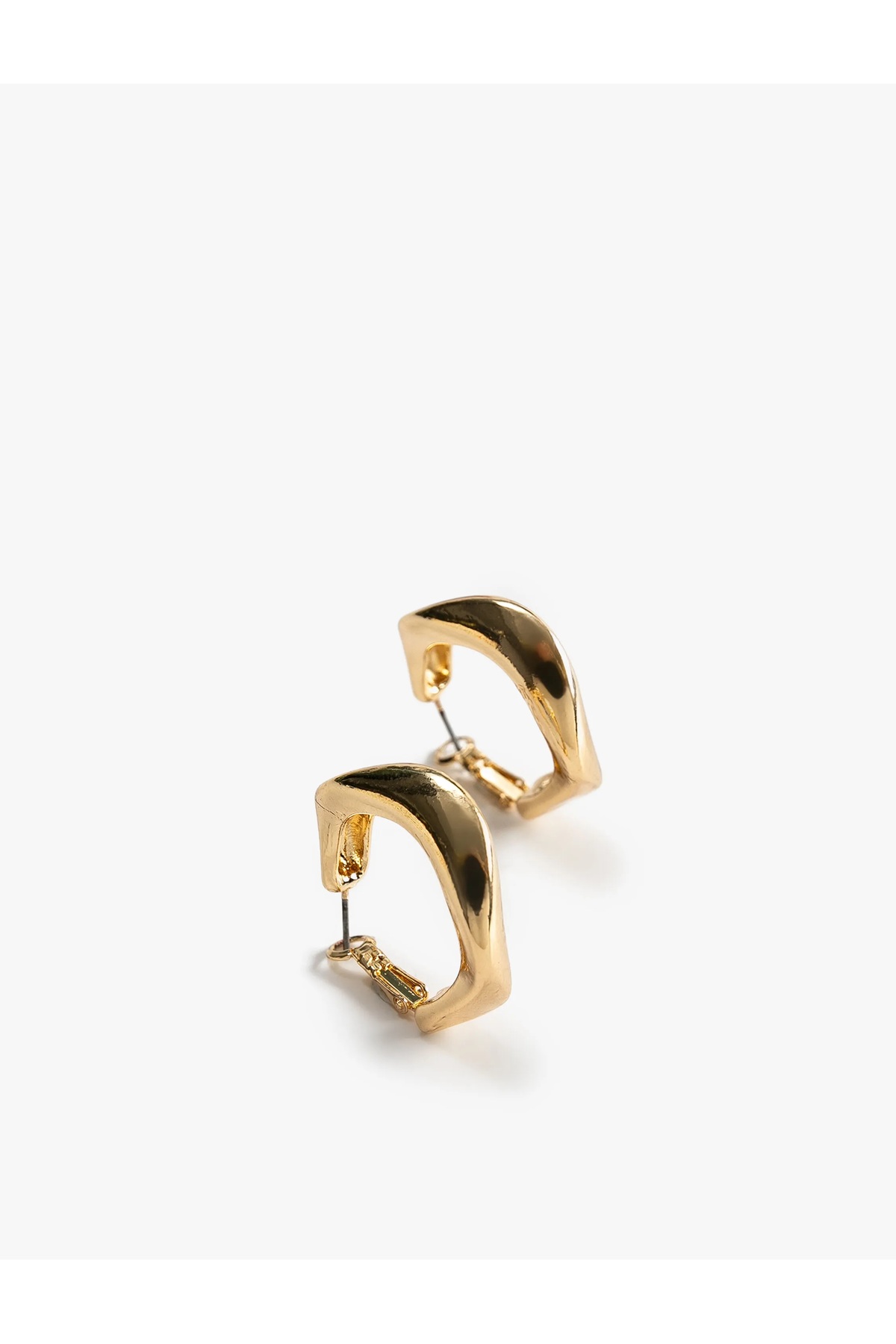 Kadın Soyut Halka Küpe