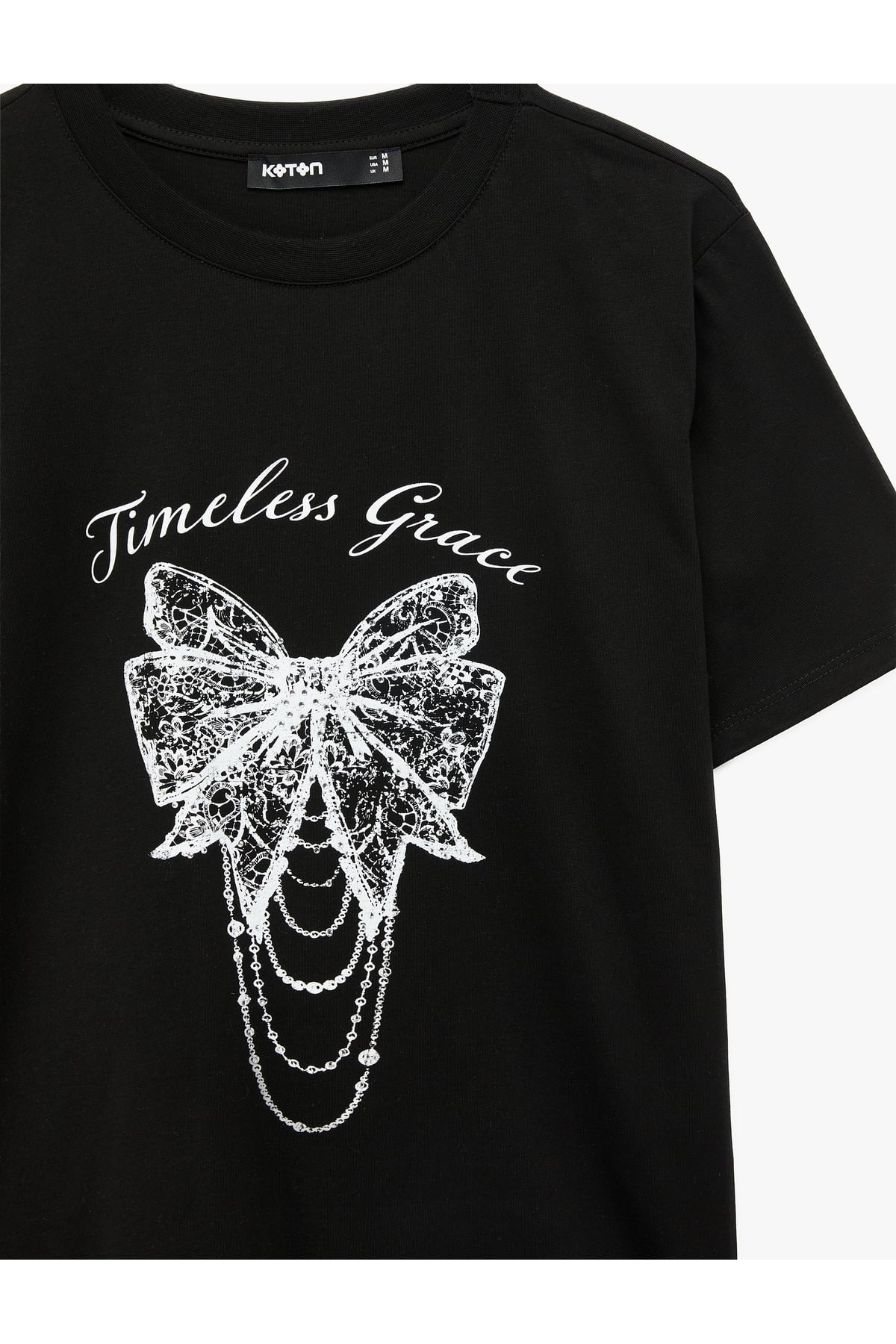 Kadın T-shirt 6SAK50029EK SİYAH