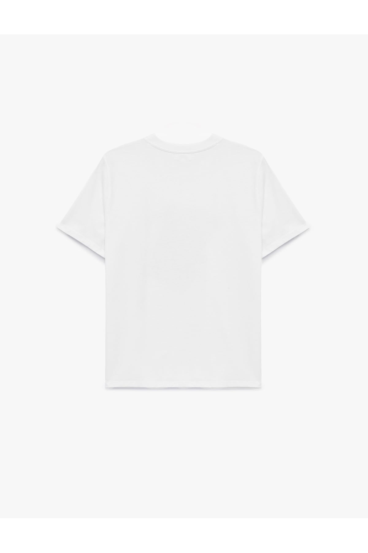 Kadın T-shirt 6SAK50034EK BEYAZ