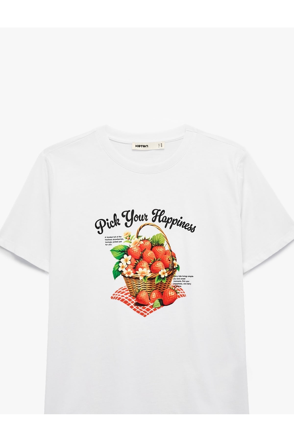 Kadın T-shirt 6SAK50034EK BEYAZ