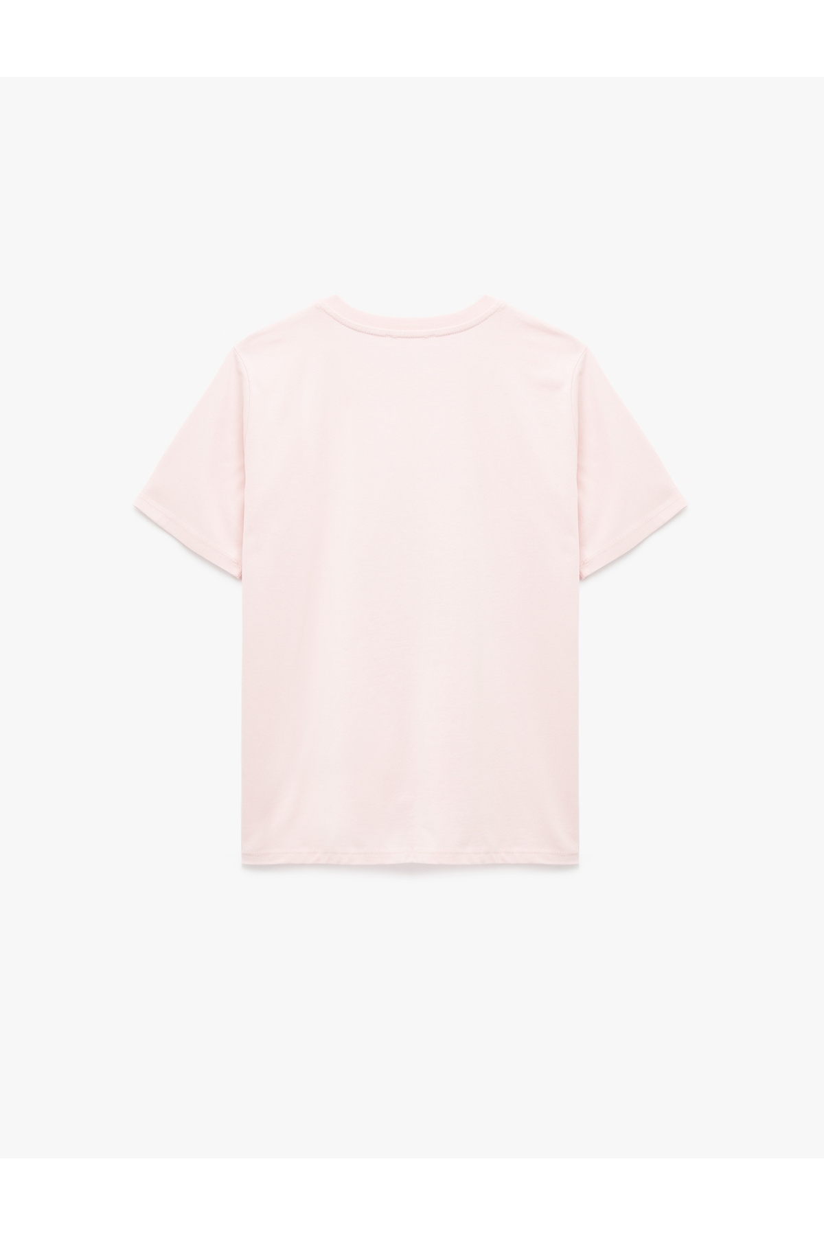 Kadın T-shirt 6SAK50034EK PEMBE