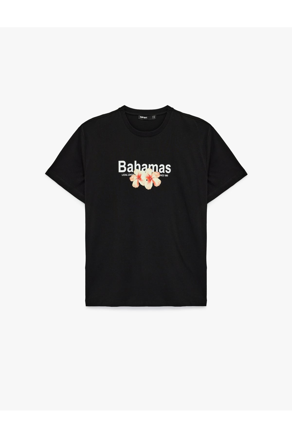 Kadın T-shirt 6SAK50041EK SİYAH