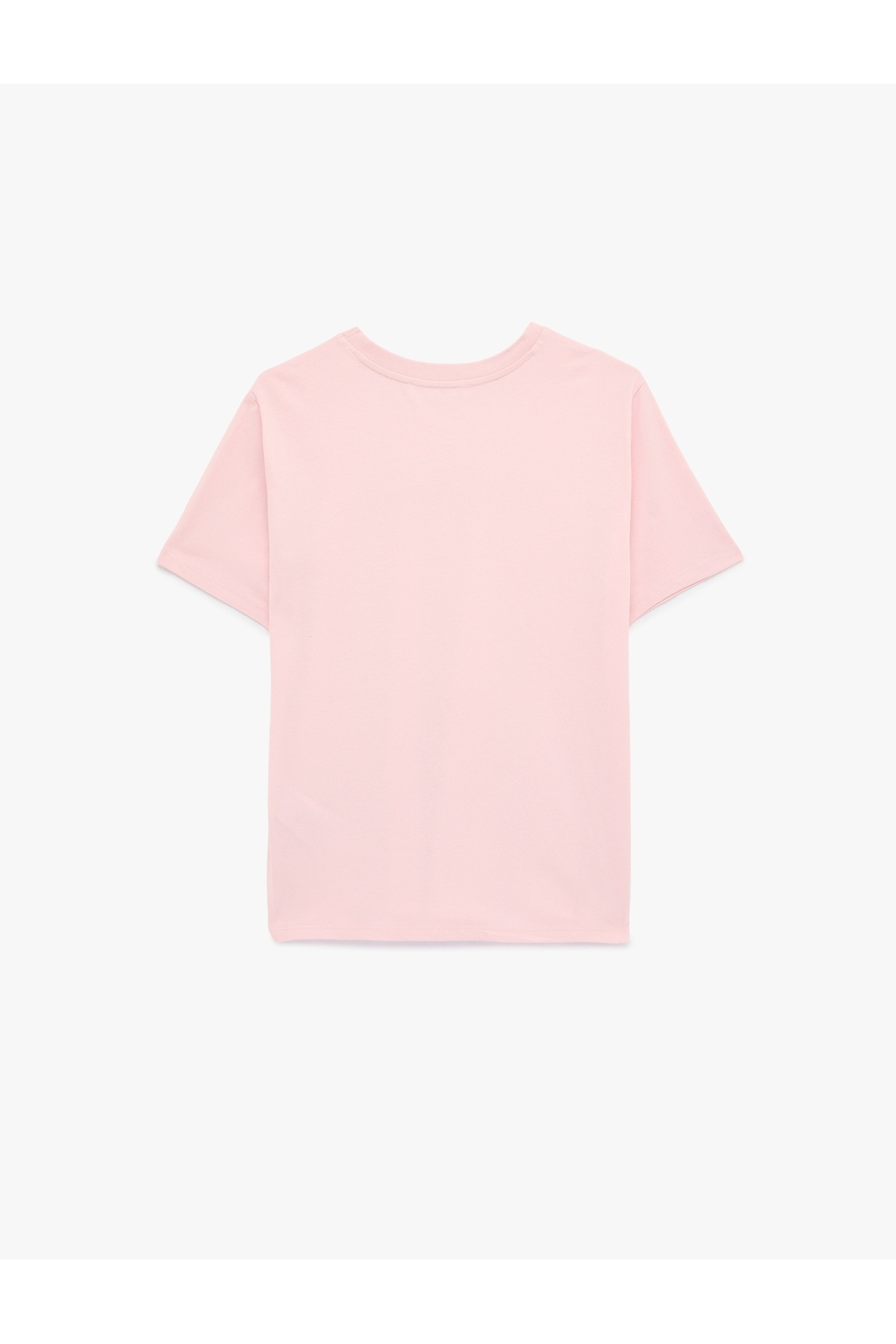 Kadın T-shirt 6SAK50042EK PEMBE