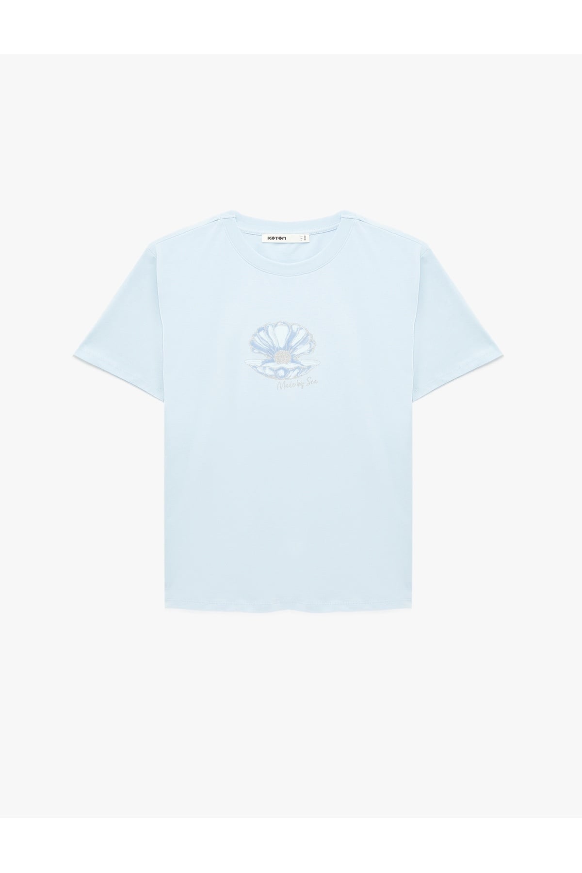Kadın T-shirt 6SAK50054EK MAVİ