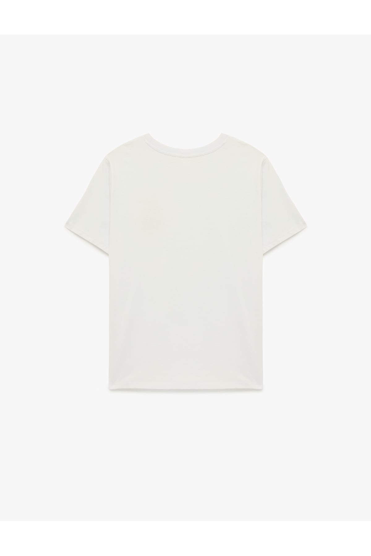Kadın T-shirt 6SAK50055EK BEYAZ