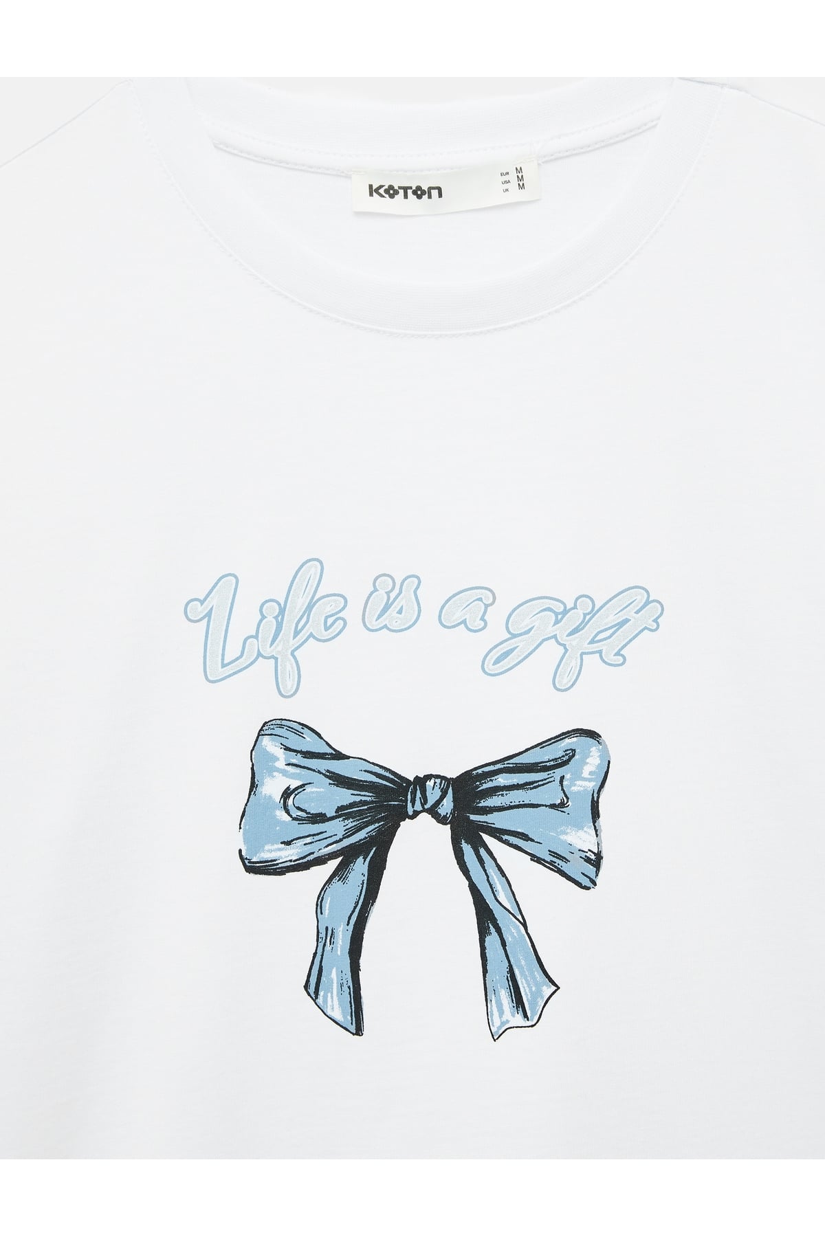 Kadın T-shirt 6SAK50062EK BEYAZ