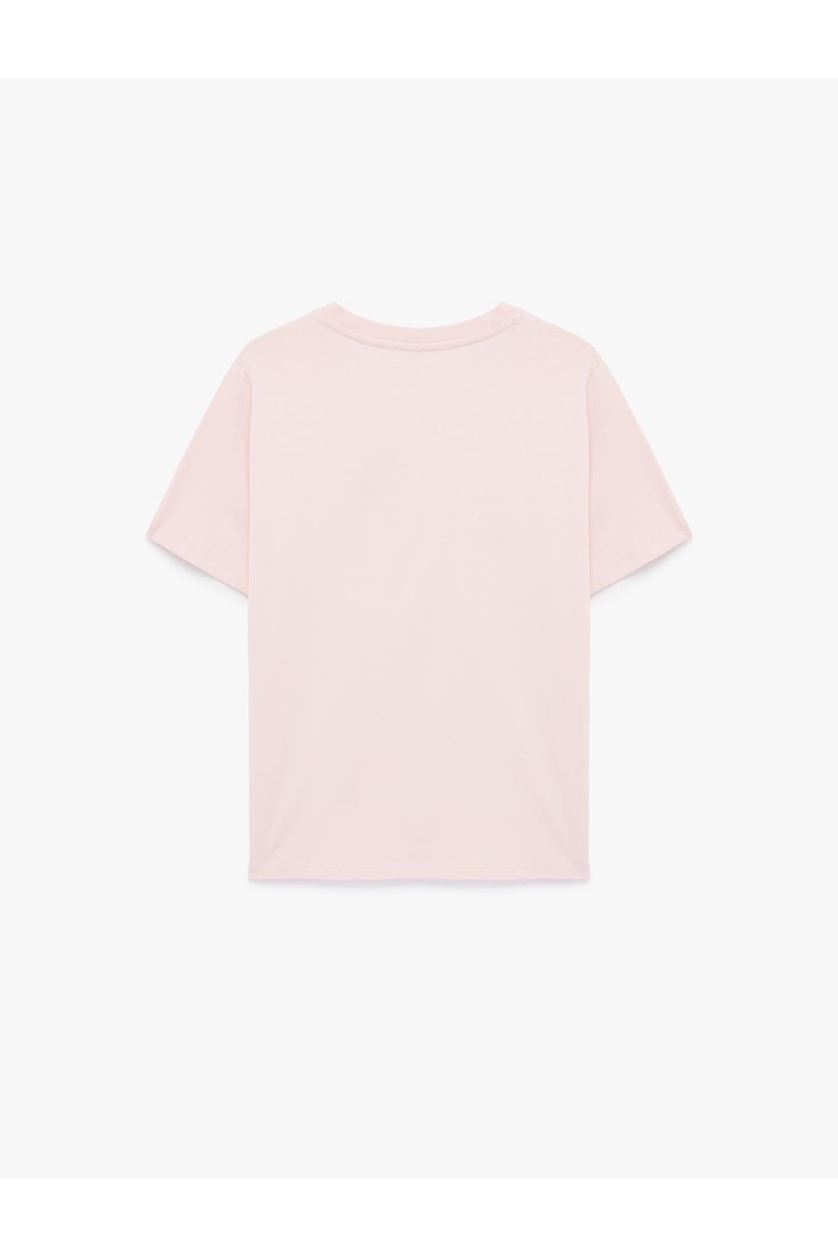 Kadın T-shirt 6SAK50065EK PEMBE