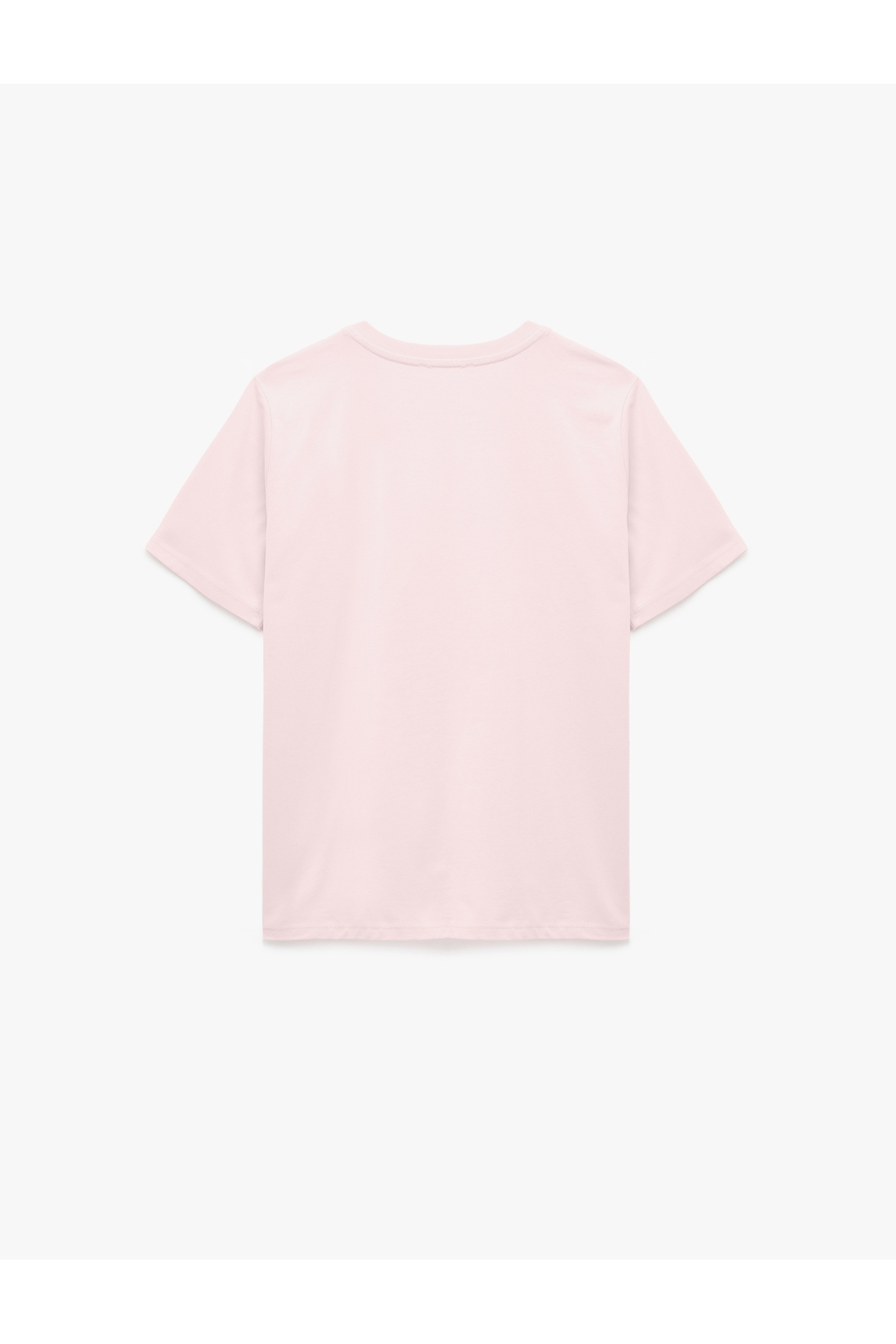 Kadın T-shirt 6SAK50068EK PEMBE