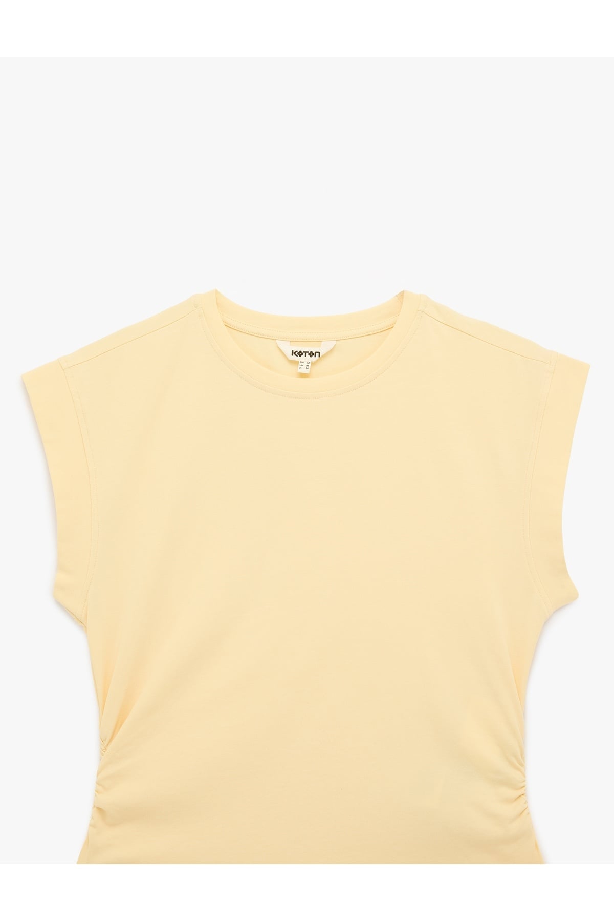 Kadın T-shirt 6SAK50077EK SARI