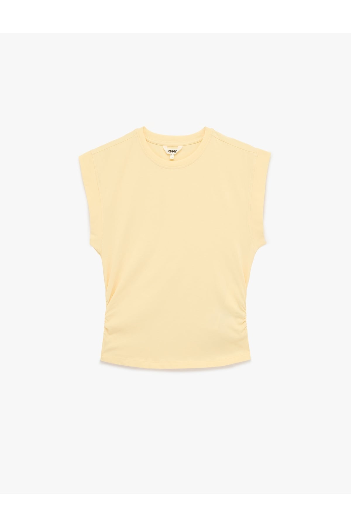 Kadın T-shirt 6SAK50077EK SARI
