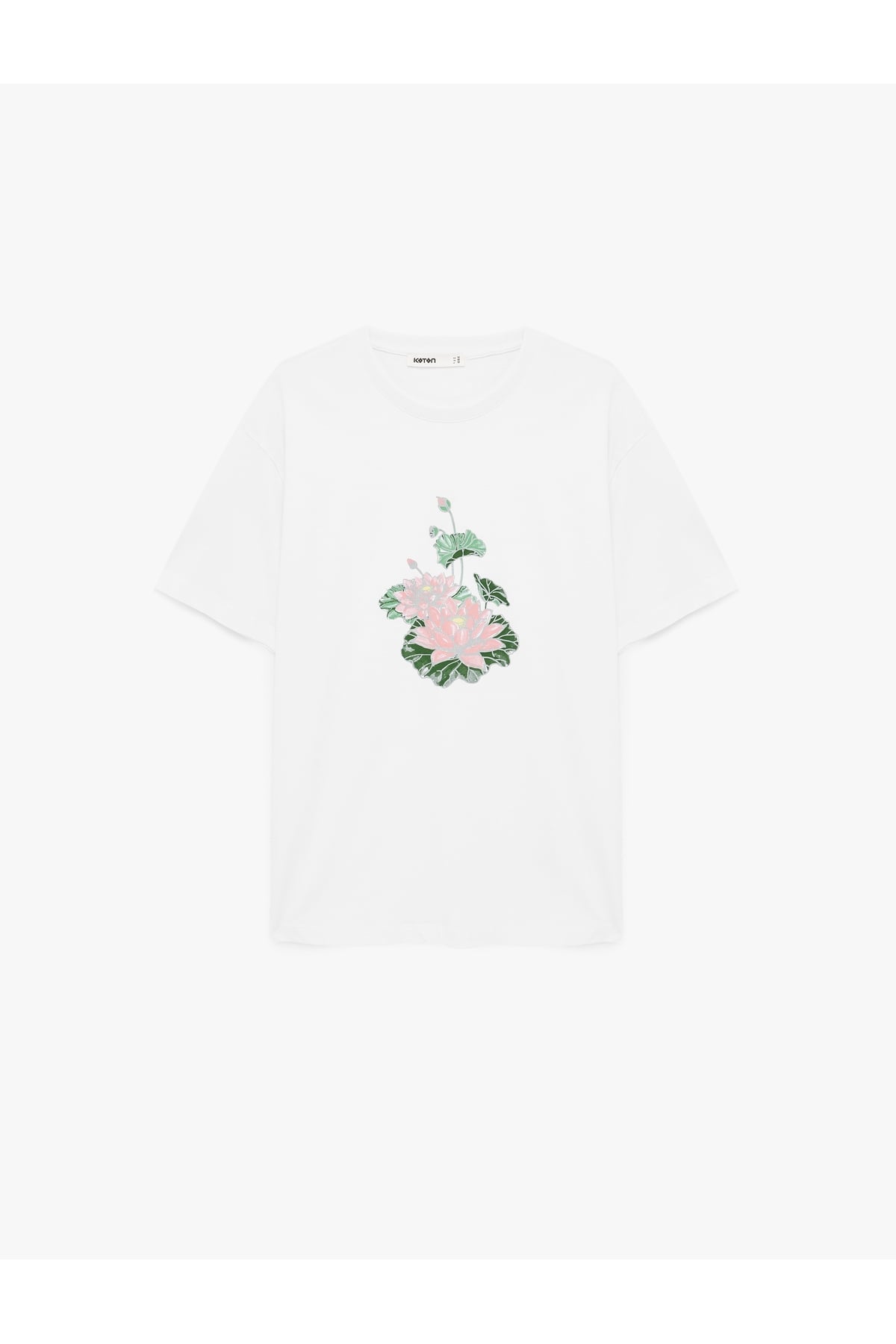 Kadın T-shirt 6SAK50087EK BEYAZ