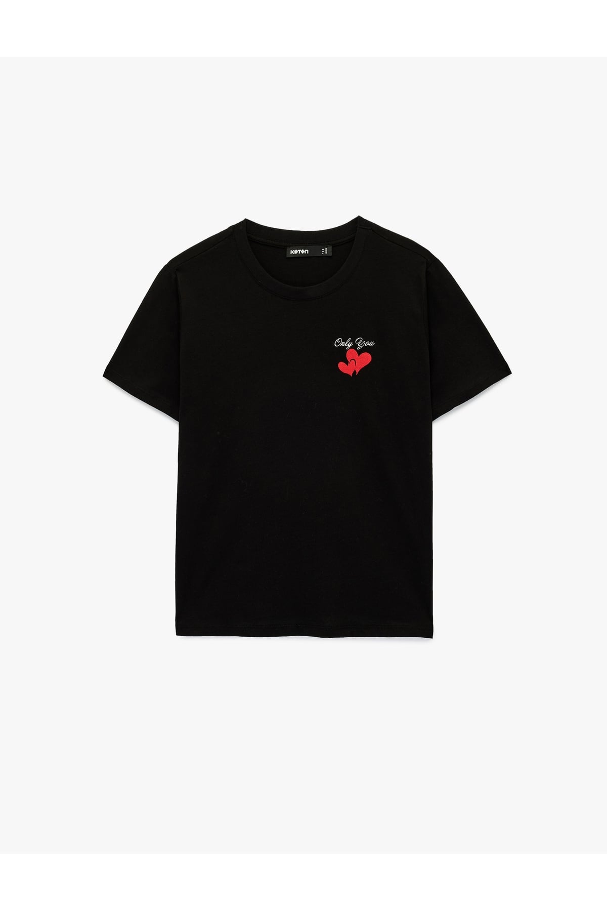 Kadın T-shirt 6SAK50092EK SİYAH