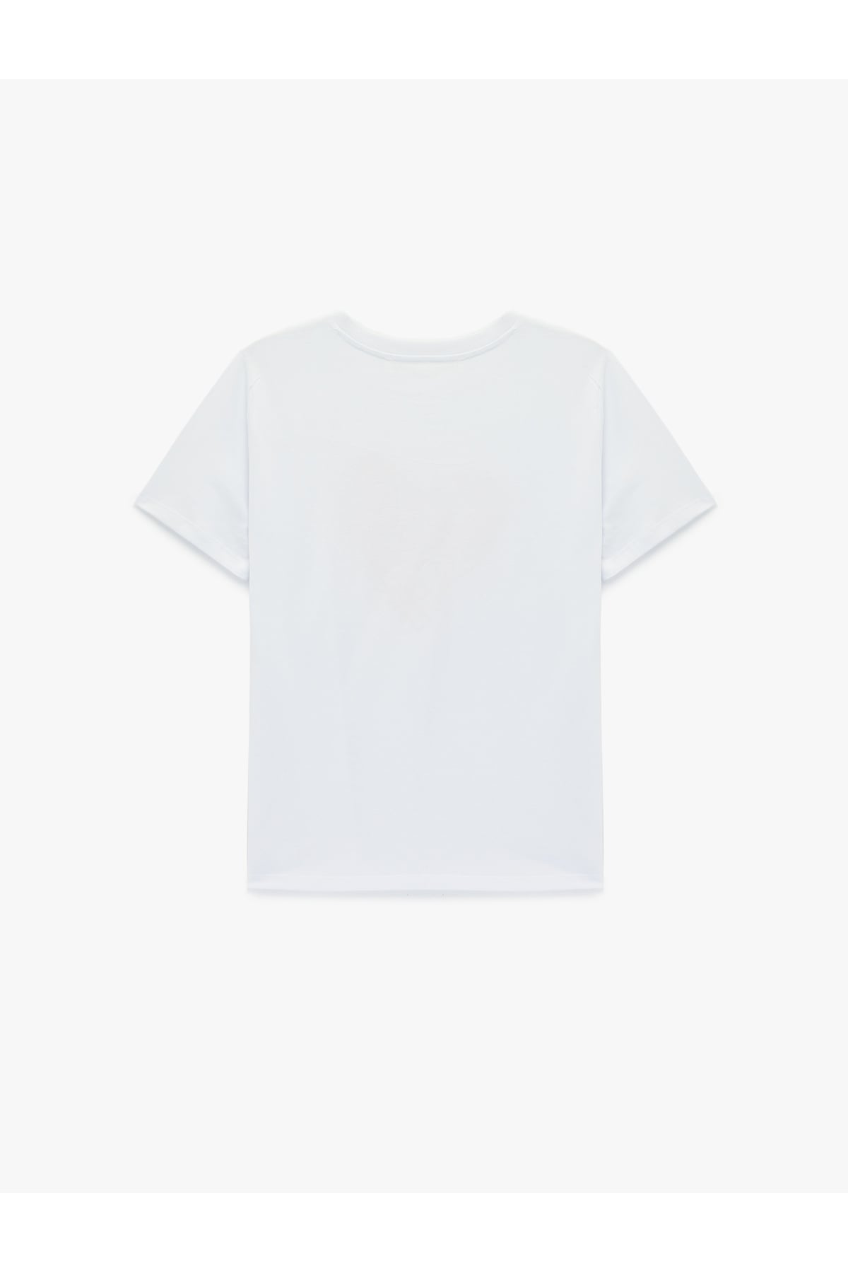 Kadın T-shirt 6SAK50093EK BEYAZ