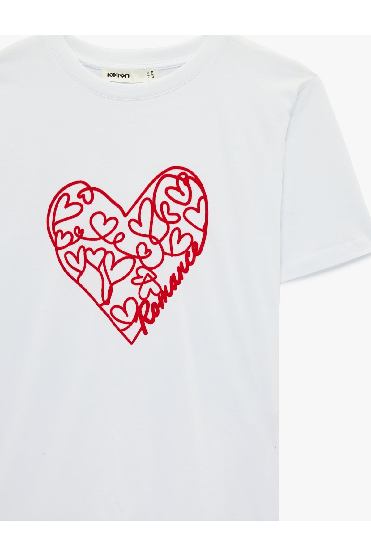 Kadın T-shirt 6SAK50093EK BEYAZ